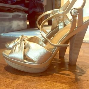 Gold Gianni Bini Heels